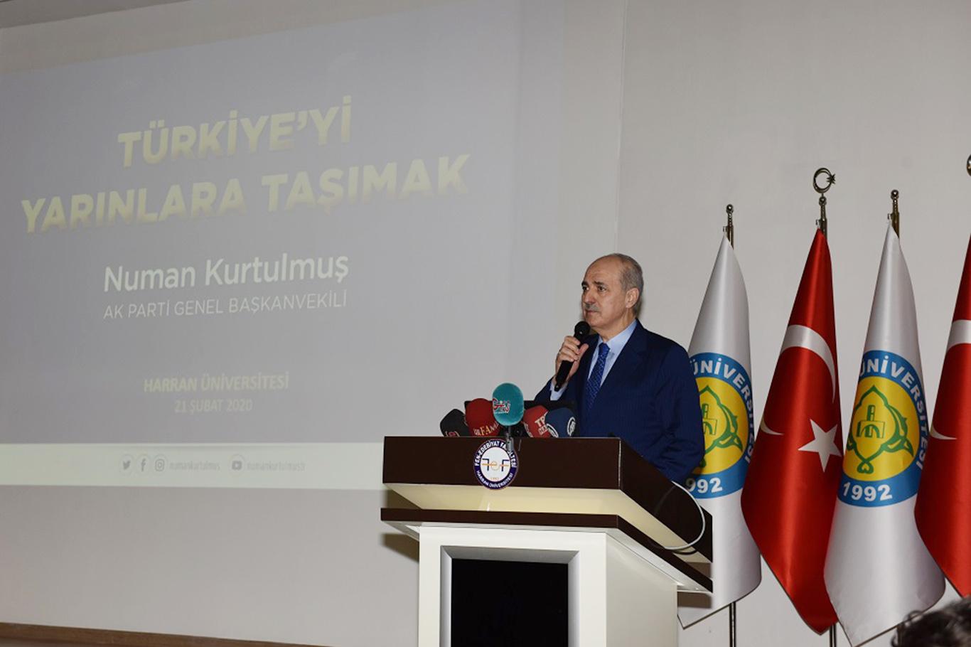 AK Parti Genel Başkanvekili Numan Kurtulmuş Şanlıurfa’da konferans verdi